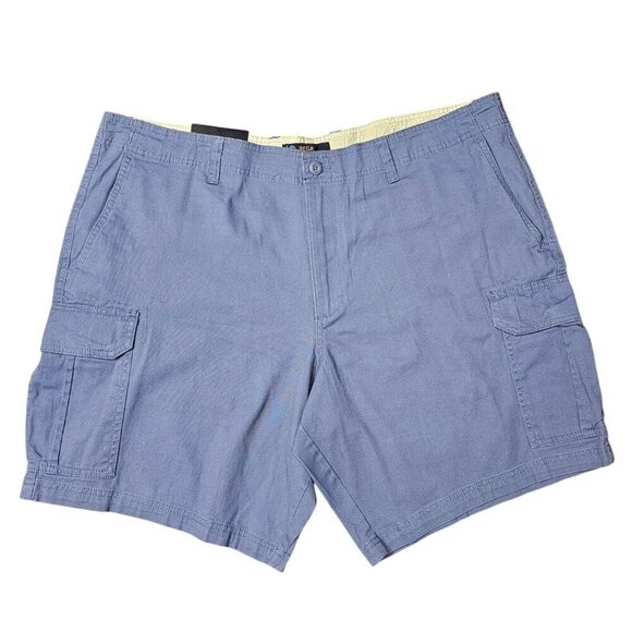 Size 44 Regal Exchange Cargo Blue Summer Shorts 9" Inseam RN # 111386 - Picture 1 of 4